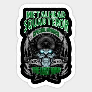 METAL HEAD SQUAD FORCE Sticker